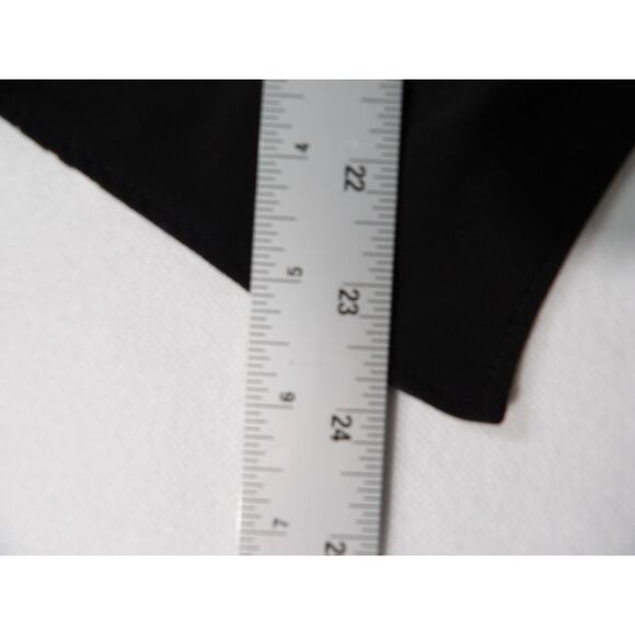 Nikki Poulous 1X Cropped Cardigan Reversible Black Abstract Shawl Cover Up - Picture 7 of 9